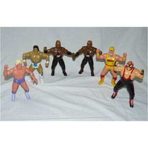 Lot 6 1994 OSFTM WWF WWE Wrestlers - Flair Johnny B Badd Harlem Heat Hogan Vader